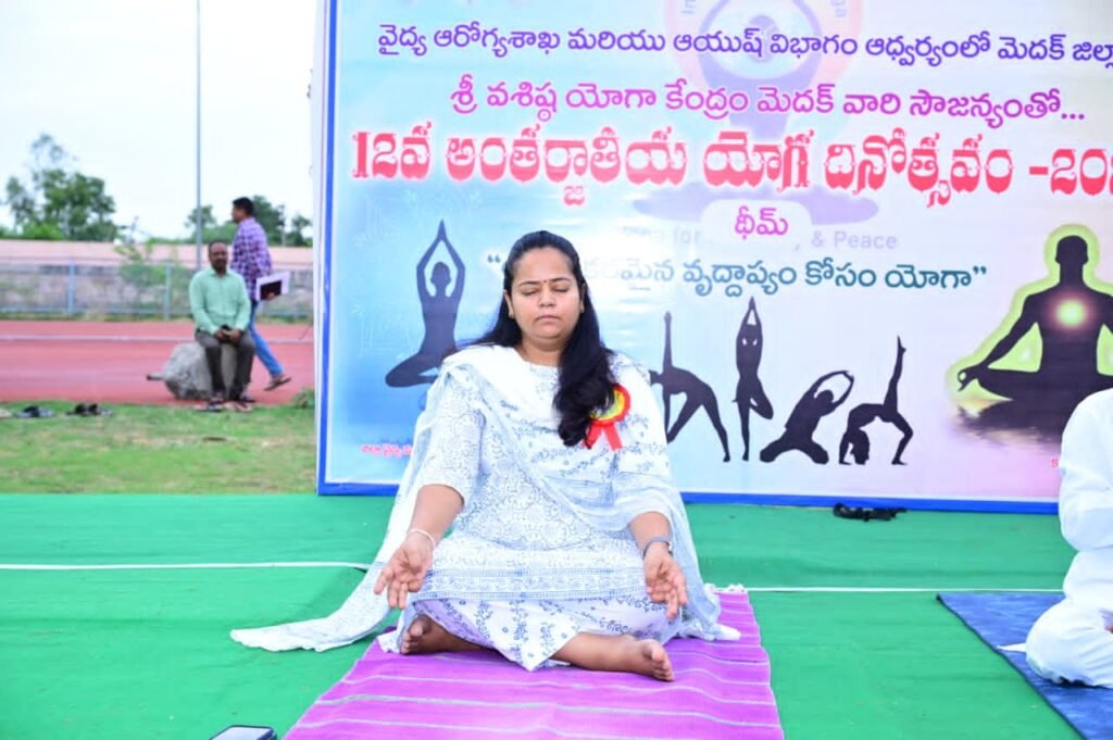 యోగాతో సంపూర్ణ ఆరోగ్యం సాధ్యం : కలెక్టర్ ప్రతిమా సింగ్